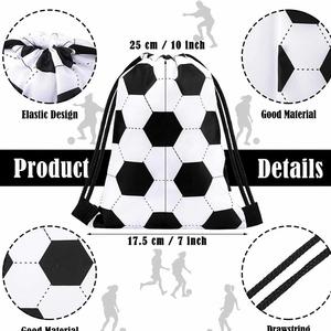Branded Fashion Foldable Portable Durable Unisex Football <b>Training</b> Sneaker Bag Drawstring <b>Backpack</b> - Product Image 2