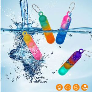 <b>Mini</b> Keychain Fidget Toys, <b>Backpack</b> Charms Bubble-Popping - Product Image 3