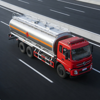 Camion-citerne Dongfeng 385HP 6x4 20000L, véhicule de transport de carburant 20m³ avec trappe et compartiments multiples, poids lourd Euro 5