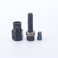 Adaptateur de pistolet à rivets pneumatique pour vis métriques M3-M12 et impériales 3/16, 1/4, 5/16, 3/8 pouces, tête d'outils pneumatiques, mandrins à chargement rapide