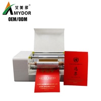 Machine d'impression à feuille d'or numérique Amydor AMD360C, machine de gaufrage à chaud, imprimante à feuille pour carte d'invitation de mariage