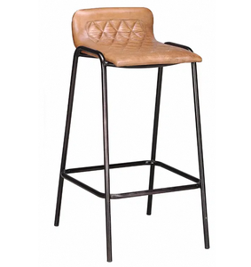 Silla de bar con altura ajustable, estructura metálica, función giratoria y base estable para el hogar, bar, pub y restaurante. - Product Image 2