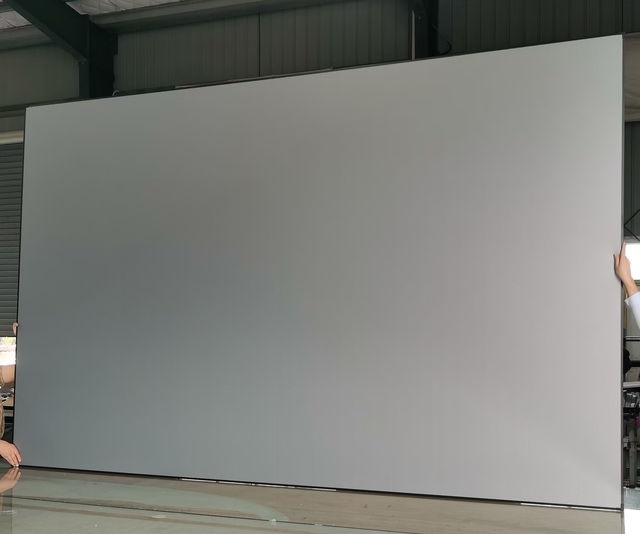 120-Inch Long Throw ALR Black Crystal Fixed Frame Projector Screen Wall-Mounted 16:9 HD 4K Home Theater Projection Screen for