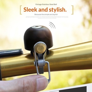 Retro Classical Loud Sound MTB Road Bike Folding Handlebar Copper Ring Horn Safety <b>Alarm</b> - Product Image 4