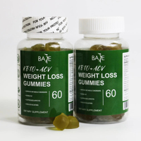 BASE OEM Keto ACV Gummies pour la perte de poids, 60 gummies pour le soutien du régime cétogène