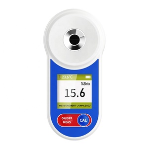 LCD Digital Refractometer Portable Handheld Refractometer ATC Sugar <strong>Meter</strong> 0-35% Brix Scale Range - Product Image 1