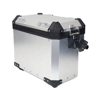Boîte de bagages latérale pour moto, en alliage d'aluminium, 38L, étanche, ABS, démontage rapide, valise pour maxi-scooter