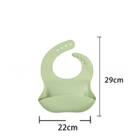 Bavoirs d'alimentation pour bébé en silicone personnalisés, étanches et sans BPA, avec récupérateur de nourriture, vente en gros, livraison prise en charge