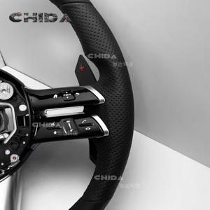 <span class=keywords><strong>Volant</strong></span> en cuir adapté aux Mercedes-Benz W222 W204 W177 W247 C118 X118 W206 W213 C238 C257 W223 X223 <span class=keywords><strong>A35</strong></span> C43 A63 <span class=keywords><strong>AMG</strong></span> - Product Image 3