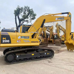 Excavatrice hydraulique Komatsu PC200 |   Moteur diesel d'occasion en surplus du Japon, 20 tonnes, équipement de construction d'origine, modèle 2022 - Product Image 1