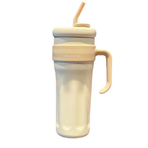Grande capacité 40oz Double tasse à boire Big Mac Thermos poignée d'aspiration haute valeur de couleur directe métal bureau tasse de voyage - Product Image 1