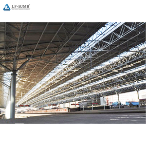 आधुनिक सुरक्षित और विश्वसनीय बोल्ट कनेक्शन एंटी-जंग स्टील स्पेस फ्रेम संरचना ट्रेन स्टेशन हाई-स्पीड रेलवे स्टेशन - Product Image 6
