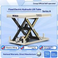 Nouvelle plateforme élévatrice à ciseaux hydraulique électrique fixe pour le chargement et le déchargement, fabriquée à Hangzhou, série HCGD-1001-HCGD-1006