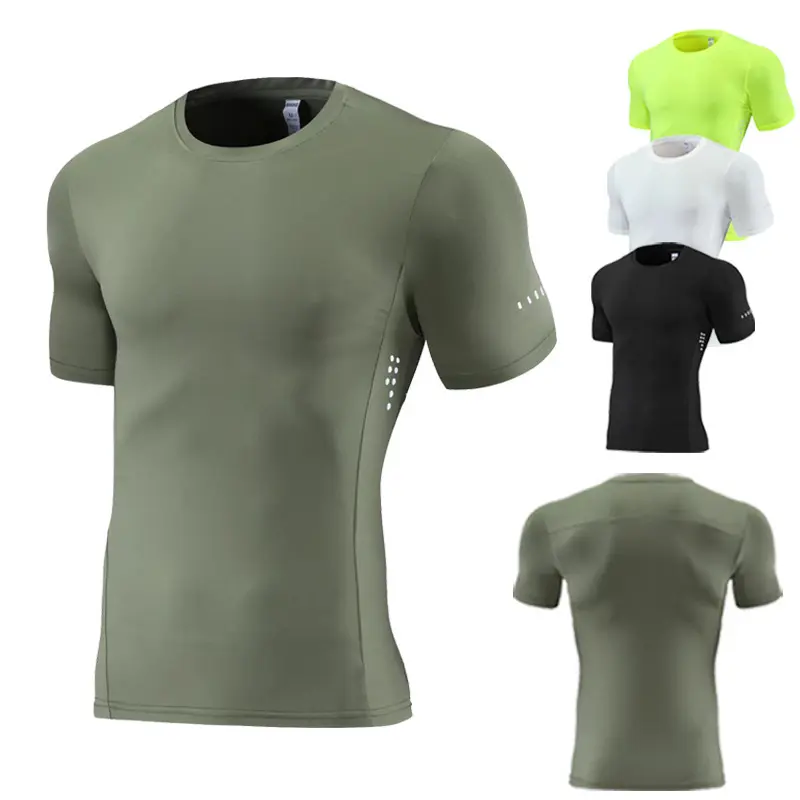 Ropa deportiva personalizada para hombre, traje deportivo con cuello redondo para correr, chándales de entrenamiento y jogging para hombre