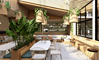 Café en bois Comptoir de restaurant Tables et chaises de bistro personnalisées Café Canapé Canapé Pub Meubles de bar