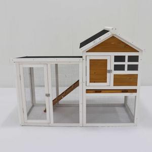 Cage à lapins en bois massif, abri extérieur résistant aux intempéries pour lapins, poulets, canards, pigeons, <span class=keywords><strong>enclos</strong></span> pour animaux de compagnie toutes saisons - Product Image 4