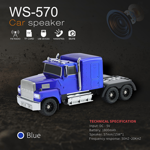 ลำโพงเพลงคุณภาพดี 15W สีเหลือง ลำโพงพกพาขนาดเล็ก 15W ลำโพงอัจฉริยะ - Product Image 1