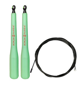 <span class=keywords><strong>Cuerda</strong></span> <span class=keywords><strong>de</strong></span> salto <span class=keywords><strong>de</strong></span> crossfit para hacer ejercicio aeróbico, <span class=keywords><strong>de</strong></span> alta calidad, para saltar doble con rodamiento giratorio rápido - Product Image 1