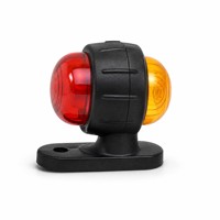 Nouvelle Feu Stop Latéral LED Ambré Efficace 12V/24V IP65 Étanche Clignotant Frein DAMAVO YML190/YML225 pour Camion Remorque
