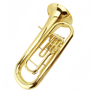 Euphonium professionnel BB en laiton, instrument <span class=keywords><strong>à</strong></span> vent <span class=keywords><strong>à</strong></span> 3 pistons, surface laquée or, <span class=keywords><strong>trompette</strong></span> baritone, <span class=keywords><strong>trompette</strong></span> électrophorétique dorée, cor alto - Product Image 2