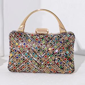 Wholesale Retro Party Banquet Dinner Handbags Clutches Purses <b>Dress</b> <b>Bags</b> Ladies Rhinestone Evening <b>Bag</b> - Product Image 5