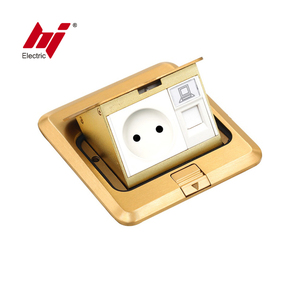 Boîte de sol pop-up surélevée pour <span class=keywords><strong>prise</strong></span> électrique de type danois et <span class=keywords><strong>prise</strong></span> <span class=keywords><strong>Internet</strong></span> <span class=keywords><strong>RJ45</strong></span>/port USB - Product Image 1