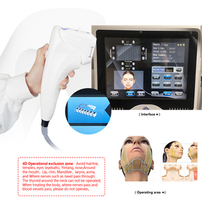 Portable 4D <strong>High</strong> <strong>Intensity</strong> <strong>Focused</strong> <strong>Ultrasound</strong> Anti-Aging 4in1 Facial Lifting <strong>Hifu</strong> Cartridges Skin Tightening Vaginal Tightening - Product Image 3