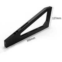 Plateau de support triangulaire, plaque plate, plateau optique expérimental, plateau rigide en alliage d'aluminium