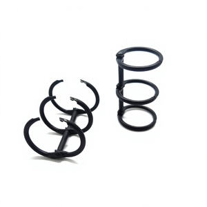 YIWANG Metal Black 30mm Calendar Loose Leaf Book Binder <b>Ring</b> <b>Clips</b> - Product Image 1