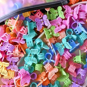 Pince à cheveux papillon en résine pour femme - Accessoire élégant fait main pour franges et mèches latérales, <span class=keywords><strong>coiffure</strong></span> princesse mignonne et colorée - Product Image 4