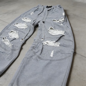Pantalones Deportivos Casuales al por Mayor con Diseños Modernos Personalizados OEM, Pantalones Deportivos Lisos, Pantalones para Hombre con Efecto Desgastado - Product Image 3