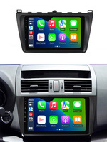 MEKEDE Radio FM navigasi GPS mobil, Multimedia mobil layar sentuh 2 + 32GB 4core untuk Mazda 6 2008-2012