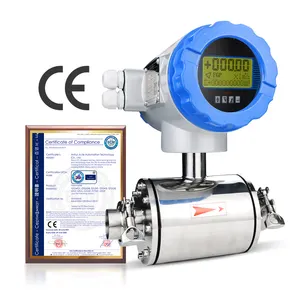 0.5% Accuracy Level Electromagnetic Flow Meter Digital Magnetic Flow Meter Chemical Medical Experiment Flowmeter