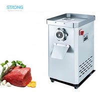 Hachoir à viande vertical automatique haute puissance, machine à farcir la viande à grande capacité