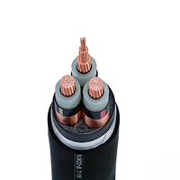 Cable de Alimentación con Aislamiento de PVC y Núcleo de Cobre de 4x120 mm² con Clasificación IP65 para Construcción, Resistente a la Intemperie y de Uso Versátil