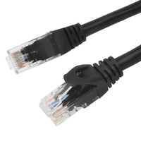 Kabel Patch Ethernet Tiongkok Cat5e Cat6 SF UTP RJ45 kabel jaringan 1M 3M dengan harga kompetitif