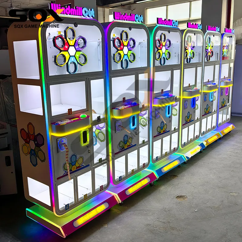 Amusement Equipment Coin Operated Arcade Games Vending Machine Toy Claw Machine Cut Prize Machine For Kids