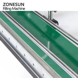 ZONESUN ZS-DPYT1500 <b>Small</b> Scale Digital <b>Plastic</b> <b>Bottle</b> Drink Juice Perfume Essential Oil Liquid Filling Machine With Conveyor - Product Image 5