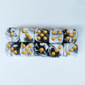 Ensemble de 7 dés DND, dés polyédriques D&D de 16 mm en acrylique bicolore pour Donjons <span class=keywords><strong>et</strong></span> Dragons - Product Image 6
