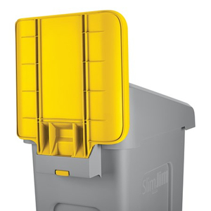 Etichetta riciclabile per bidone della spazzatura Slim Jim giallo 2007907 - Product Image 1