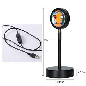 Lampe USB Coucher de Soleil, Projecteur d'Ambiance, Lumière d'Ambiance pour Salon, Chambre à Coucher, Veilleuse, Décoration de Chambre, Éclairage d'Ambiance pour Bar et Photographie - Product Image 3