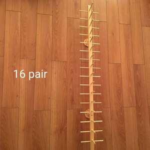 Exhibidor de Gafas de Madera de 16 Ranuras para Montar en la Pared, Ahorro de <span class=keywords><strong>Espacio</strong></span>, Fácil Instalación, para Exhibición de Marcos Ópticos en Tiendas - Product Image 3