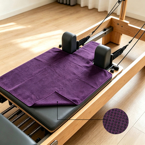 Tapete de Yoga Portátil Antideslizante, Delgado, con Estampado Americano, para Pilates, Ejercicio y Fitness, Uso Doméstico, con Base de Silicona - Product Image 3