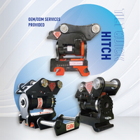 Attache rapide hydraulique inclinable GJEM GJTH 5000 pour excavatrice, Powertilt pour excavatrice de 8T à 12T