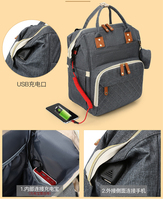 Nouveau grand sac multifonction étanche pour mère et bébé sac à dos pour maman lit de bébé sac à couches Portable berceau pliant pour bébé