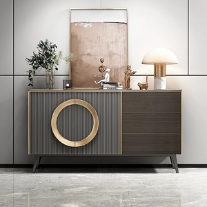 Khung gỗ hiện đại đa chức năng phòng khách gỗ màu trắng góc tủ trưng bày - Product Image 5