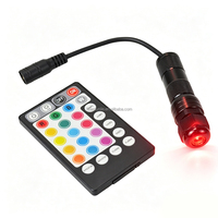 Mini source LED RVB 2W à fibre optique, petit moteur lumineux pour affichage, éclairage intérieur de voiture, éclairage d'escalier, lampe à fibre optique artistique DIY