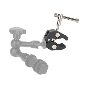 <span class=keywords><strong>Pince</strong></span> en alliage d'aluminium Super Crab Pliers DSLR Rig LCD Monitor Studio LED Light Flash Tripod Magic Arm Camera Accessories - Product Image 4