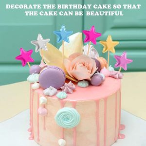 Acrylic Numbers Cake Crown & Cupcake <b>Topper</b> Gold Silver Glitter Reusable Luxury <b>Birthday</b> Father's Day Thanksgiving Eco-Friendly - Product Image 3