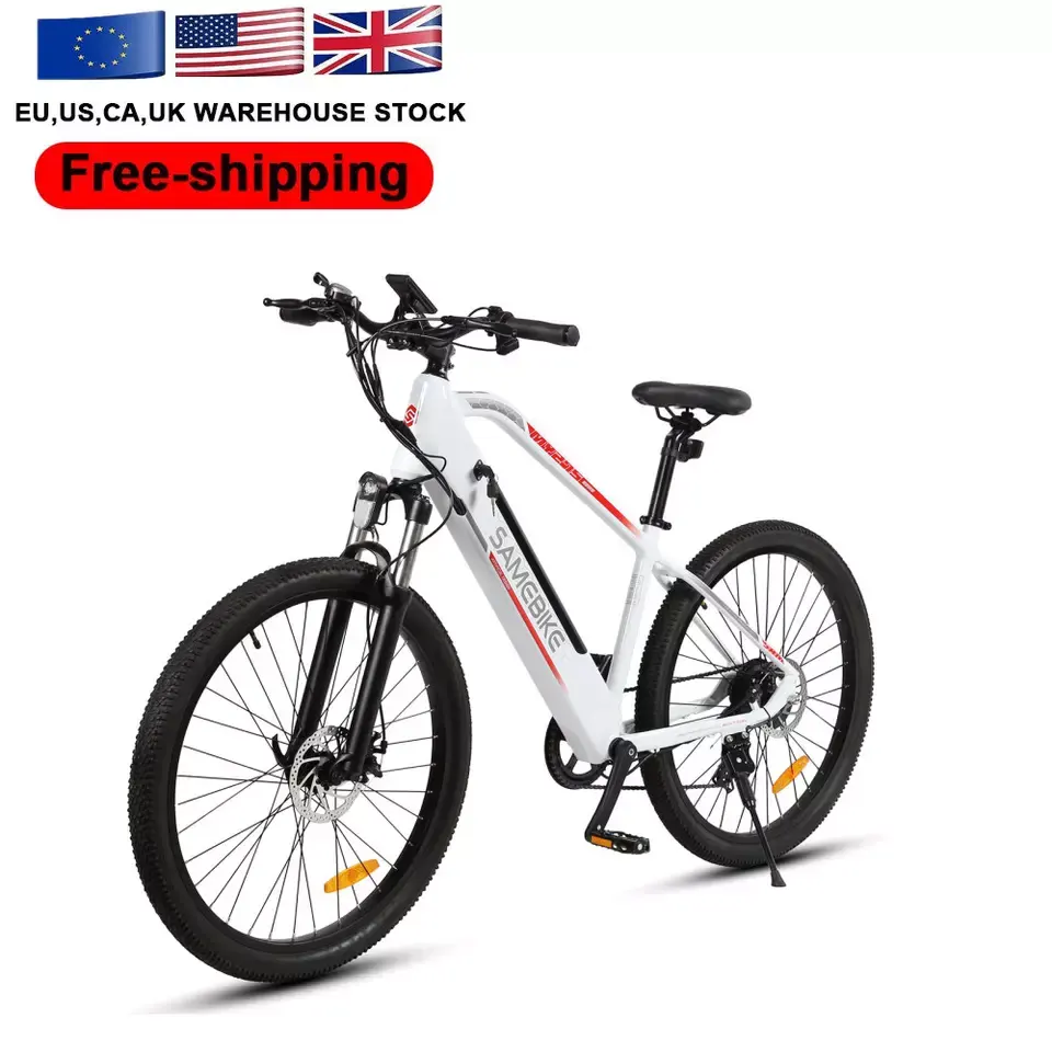 SAMEBIKE 27.5" Down Hill All Suspension Rear Shock E Bicycle Off Road Mountain Ebike Electric Bike